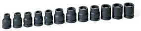 1/2" Drive 12 Piece Metric Magnetic Impact Socket Set