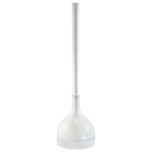 iDesign Una Plastic Plunger with Cover Set for Master, Guest, Kids', Office Bathroom