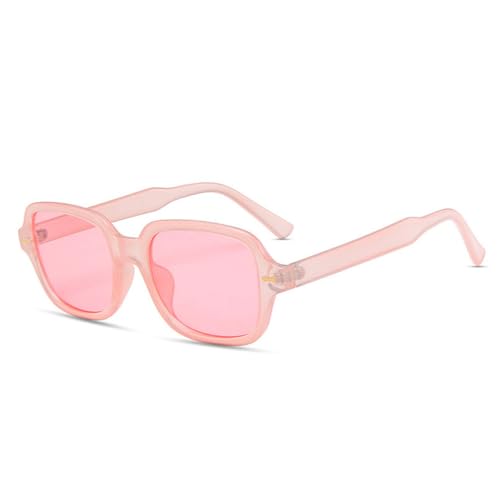 Lunettes de soleil UV400 vintage couleur bonbon et rivets LVTFCO