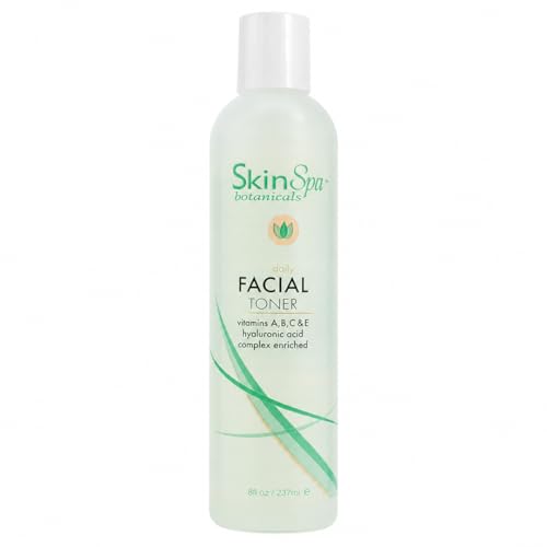 Skin Spa - Face Toner for All Skin Types 8 Oz, Skin Care Daily Facial Toner - Hydrates and Refresh Skin, Non- Alcoholic and Paraben Free Formula