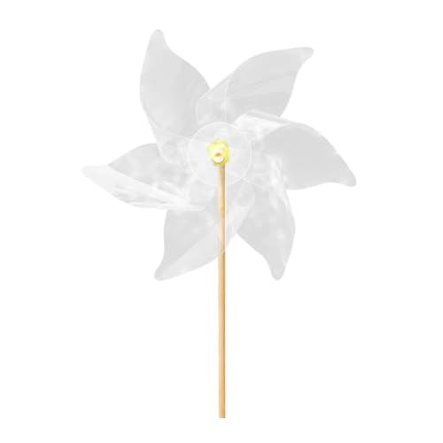 Molinos de viento - Molinos de viento de plástico 40x25cm | Molino de viento para pájaros, molino de viento de jardín hecho a mano, colorea tu propio molino de viento, juguete para, jardín