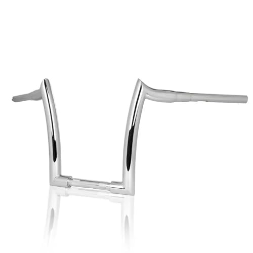 Guidon Guidon de moto 25mm Argenté, Solution pour Posture Confortable sur Softail