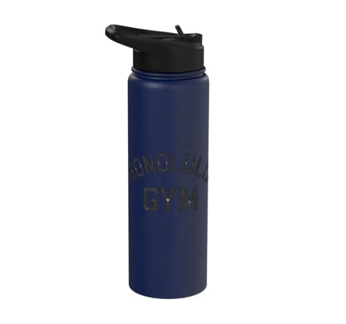 Honolulu Gym Enthusiast Stainless Steel Water Bottle