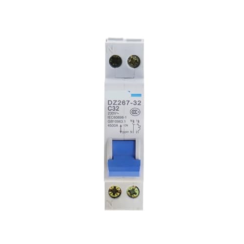 Disjoncteur DPN DZ267-32 1P+N C25A pour la protection du tableau électrique domestique