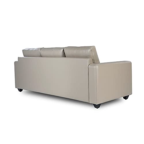 Image of Wakefit Sofa Set | 3 Year Warranty | Sofa 3 Seater, 3 Seater Sofa for Living Room, Wooden Sofa Set, Couch Sofa for Living Room, Sofa for Living Room - Napper(Jindal : Cappuccino)