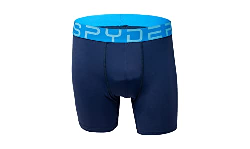 Spyder Mens Boxer Briefs Performance Sports Compression Shorts Athletic Mens Underwear - Mens Boxers Brief - 3 Pack for Men3