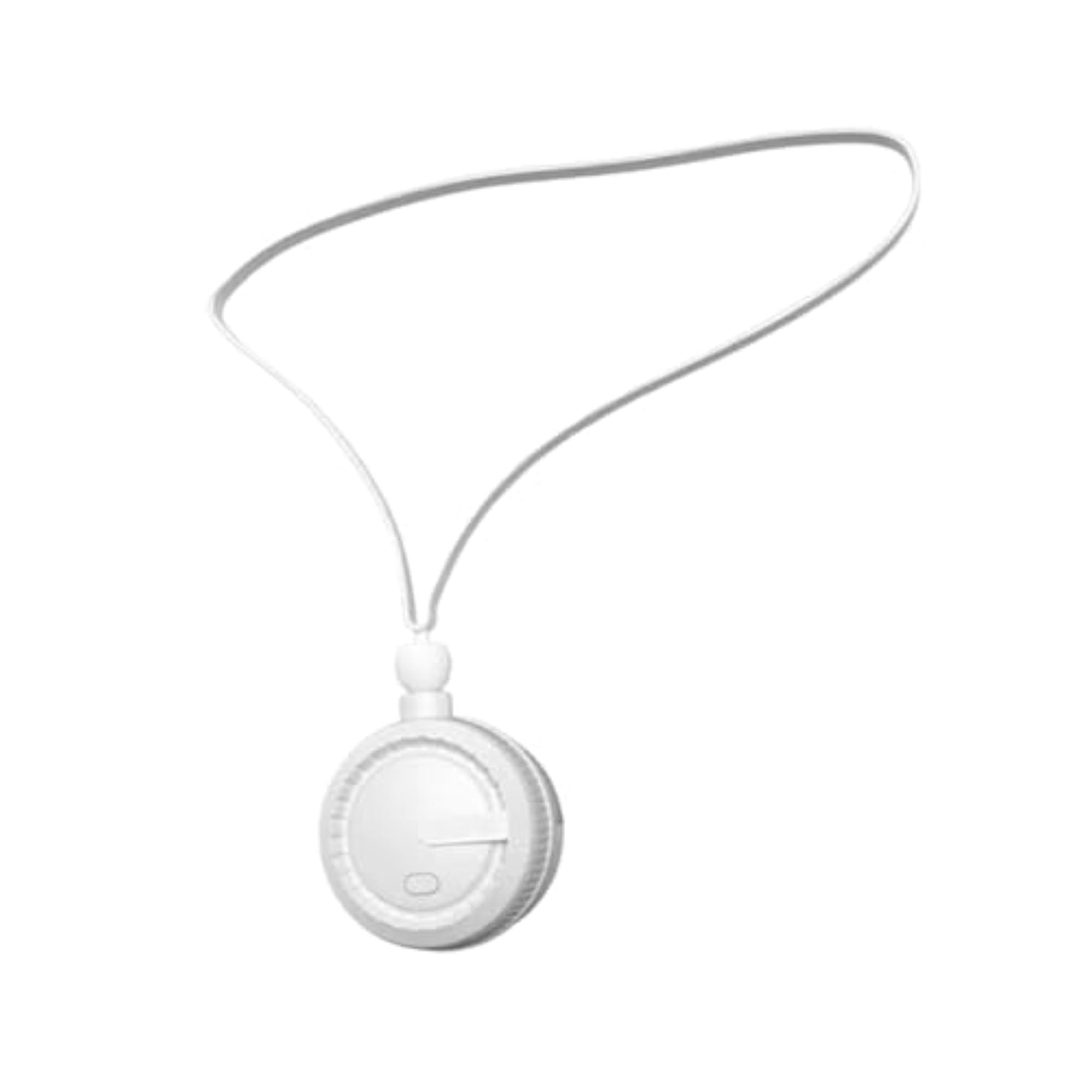 Portable Hanging Neck Fan with Adjustable Strap, White