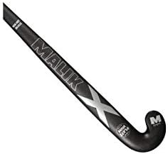 MALIK Field Hockey Stick Platinum X-Treme Design 2019 | 90% Carbon, 5% Aramid, 5% Glass Fiber (Black/Silver, 37.5)