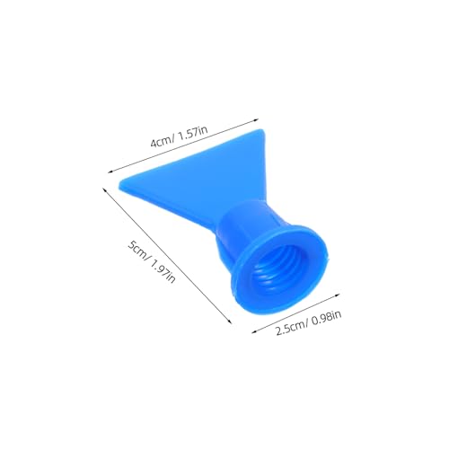 2pcs Plastic Sealant Finishing Tool Nozzle Flat Glue Applicator Tips for Caulking Dispenser Threaded Design for Secure Fit Efficient Application for Doors Windows2