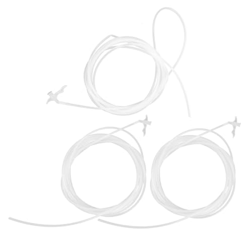 MUCKLILY 3pcs Clear Extended Grout Tubes Spray Foam Nozzles for DIY Foam Sprayer Lightweight Plastic Replacement Tubes for Filling Cracks Insulating Soundproofing and Industrial Adhesive