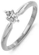 P3 POMPEII3 Pompeii 1/4ct Solitaire Marquise Diamond Engagement Ring 14K White Gold