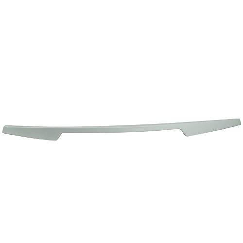 Pre-Painted Trunk Spoiler Compatible with 2014-2019 Chevrolet Corvette C7, Factory Style Painted Arctic White # WA9567 ABS Car Exterior Rear Wing Tail Roof Top Lid by IKON MOTORSPORTS
