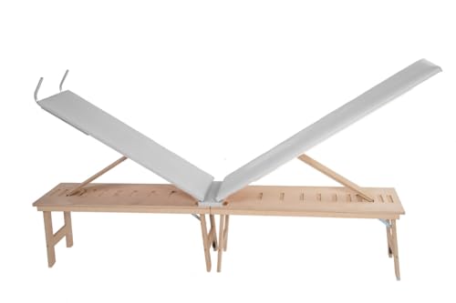 Panca Posturale in Legno Standard con Gambe (rosso)