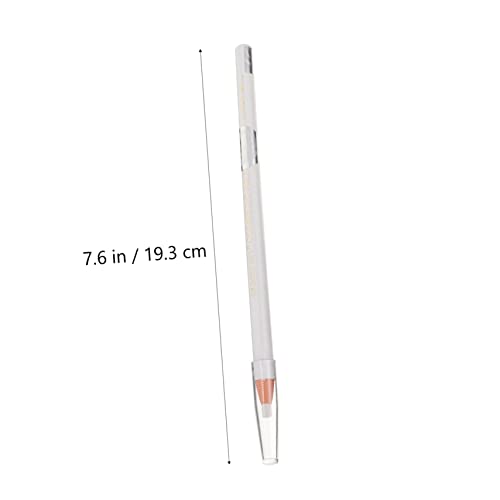 Set 3 piezas lápiz delineador cejas blanco versátil miniatura 2