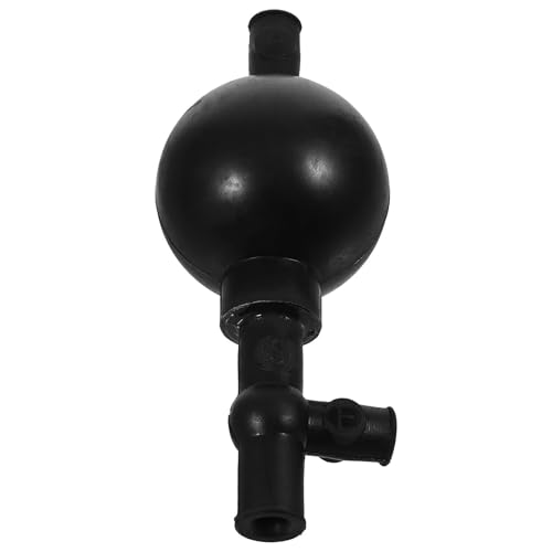 ANDRESLAD Bola de Succión Cuantitativa de Laboratorio Negra Bulbo de Silicona 3 Aberturas para Pipetas Bombilla de Succión de Bulbo de Laboratorio Uso Experimental Preciso y Versátil