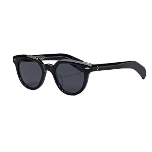 Lunettes de soleil en acétate de haute qualité monture noire