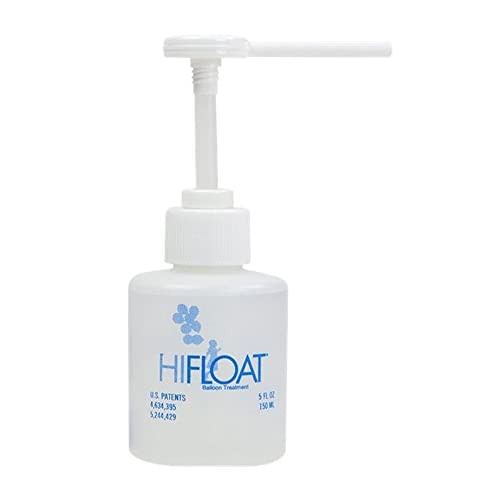 LA Balloons 001116 Hi-Float Solution 5 oz Transparent