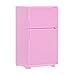 Milisten 1 Unids Miniatura Refrigerador Casa de Muñecas Decoración Mini Frigorífico Casa de Muñecas Muebles Frigorífico para Cocina Accesorios de Sala de Estar Rosa