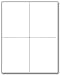 EGP IRS Approved Blank W-2 4 Up Tax Form with Back Instructions, Quadrant Layout, for 100 Recipients