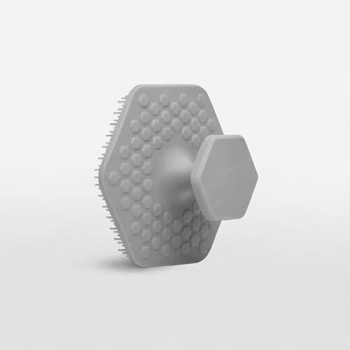 Image of Episkey Silicone Face Scrubber - Gentle Exfoliator Pad & Massager - Removes Dead & Dry Skin - Invigorating Addition to Grooming Routine - Soft-Touch Shower & Bathroom Accessory - GREY (ETOOL FS GREY)