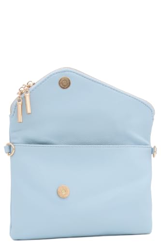 Image of FashionPuzzle Envelope Wristlet Clutch Crossbody Bag with Chain Strap