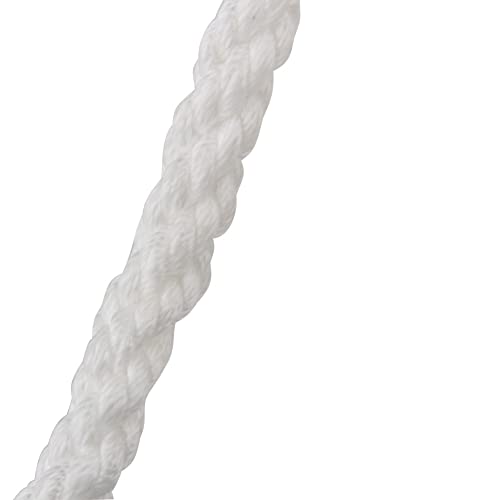 Gooffy Jhwsx High Strengthtwisted 3 Strand Nylon Anchor Rope Boat Withthimble Rigging Line 100' X 1/2" Rope #TOP4