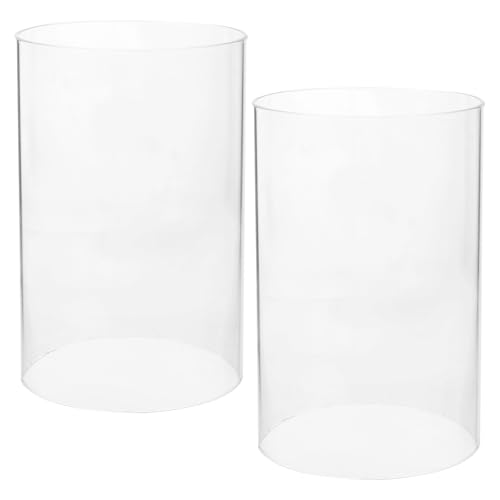 Abat-Jour pour Bougies en Verre Transparent Haute Qualité - 2