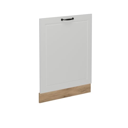 Vicco Façade de Lave-Vaisselle R-Line, Blanc Campagne, 60cm sans PT, pour Une Combinaison Libre au Sein de systèmes de Cuisine modulaires