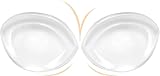 Babetape Silicone Bra Inserts-Clear Gel Push Up Breast Pads - Bra Padding Bust Enhancer Bust Push up Pads Swimsuit (Clear, Large)