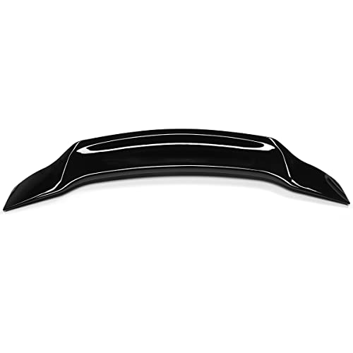 For Civic 8th 2006-2011 9th Gen 2012-2015 Car Rear Trunk Spoiler Wing Lip Extension Tail Wing Decoration ECO X|C[(Glossly blac