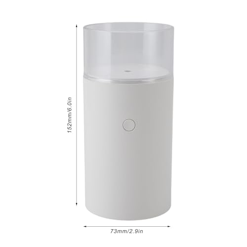 Difusor eléctrico aroma 60ml con luz vela USB blanco miniatura 2