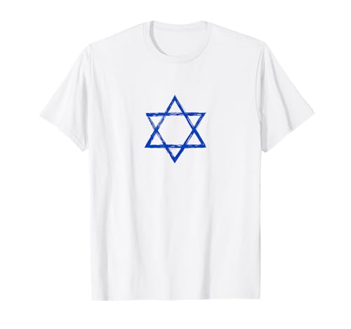 Bandera de Israel, estrella de David, judaísmo, apoyo, solidaridad Camiseta