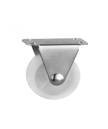 Roulettes en polypropylène blanc 40 mm pour meuble lot de 5 - 6
