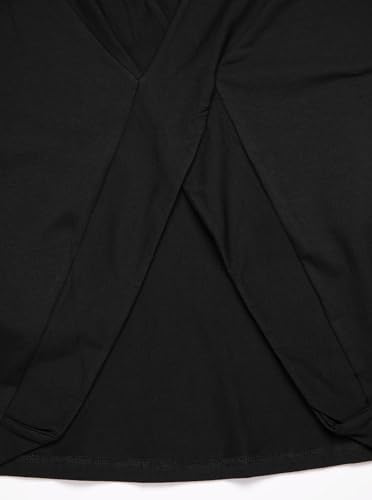 LilyCoco Women's Tie Dye Short Sleeve Shirt Criss Cross Back Tops Casual Loose Tee4