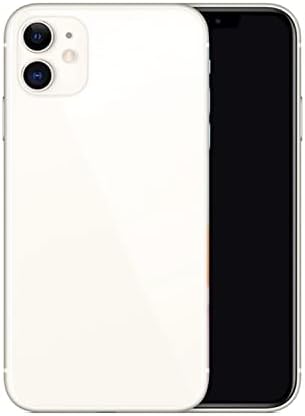 Non-Working Fake Phone - Realistic Dummy Compatible With Phone 11 (White, Black Screen) - No-Logo Replica