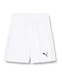 PUMA Jungen, teamGOAL 23 knit Shorts jr Shorts, Weiß, 128