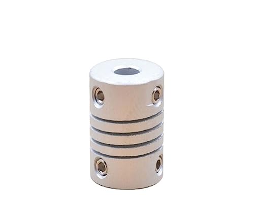 Rigid Coupling,Stainless Steel Rigid Coupling 1pcs D12L18 CNC Aluminum Flexible Shaft Coupling Screw Driving Stepper Motor Coupler Connector 3D Printer Accessories(2mm to 6mm)