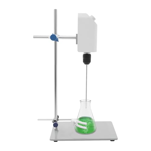 Precision Booster Electric Mixer, 5.28 Gal Electric Lab Digital Stirrer, Electric Overhead Stirrer 0-2000 RPM for Laboratory,Environmental Protection, Medical Treatment, Chemical Industry