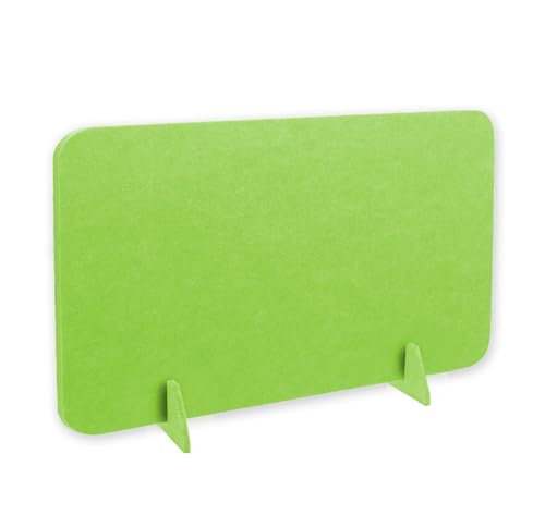 Duomyy Classroom Acoustic Desk Divider Desk Partition 31"x12",Emerald Green