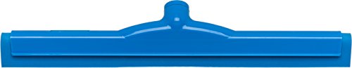 Image of SPARTA 4156714 Plastic Floor Squeegee, Shower Squeegee With Double Foam For Window, Glass, Shower Door, Floor, Windshield, 18 Inches, Blue, (Pack of 6)