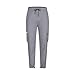 JIEMUXIU Cargo Pants for Men, Drawstring Casual Hiking Pants Joggers Athletic Trousers Cotton Loose Straight Sweatpants Gray