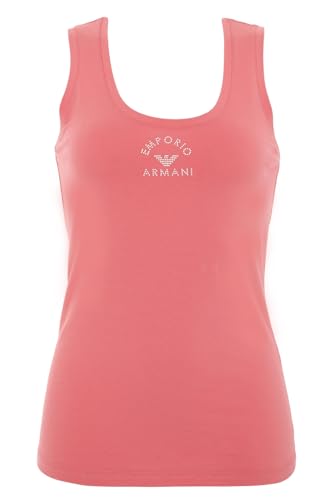 Débardeur Emporio Armani en coton extensible orné de clous pour femme