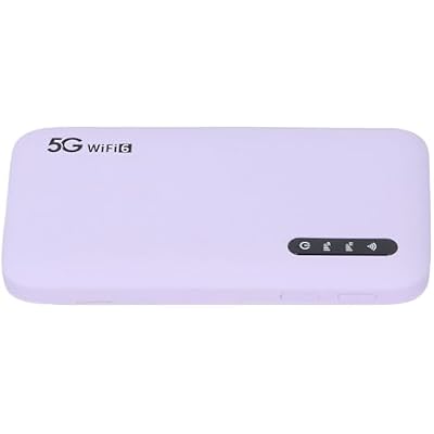 Eminchu 5G WiFi Mobile Hotspot, Portable WiFi Device with Nano SIM Card Slot Supports 16 Users 2.4/5.8GHz WiFi6, 6100mAh Battery for Travel