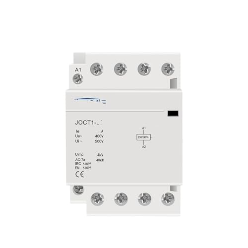 Contacteur de puissance 4 pôles 63A pour gestion de chauffage et domotique habitat