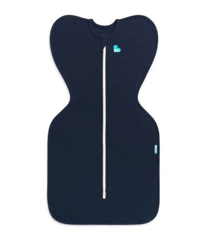 Image of Love to Dream Swaddle UP, Sleep Sack 0-3 Months, Self-Soothing, Improves Sleep, Secure Fit Helps Calm Startle Reflex, Baby Essentials Must Haves Newborn, 1.0 TOG, Small 8-13 lbs, Navy
