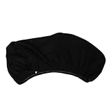 IWOWHERO Stretch Sitzbankbezug Rechteckig Schwarz 70x40cm für Küche