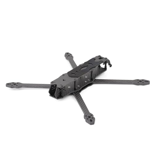 HGLRC 335mm 7 inch FPV Racing Drone Frame Carbon Fiber for FPV Long Range Freestyle Training Quadcopter with Lipo Battery Strap