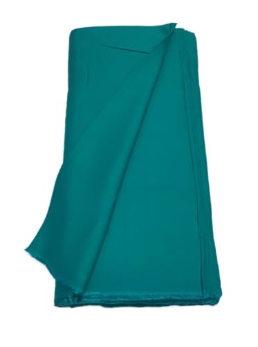 Image of BKRKJ Women's Rayon Cotton Unstitched Fabric by Meter for Sewing Suit Salwar Chudidar Patiyala Kurti Shirt Kameez Blouse Kurta Pyjama (5 Meter, Rama Green)