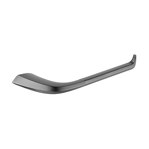 Juego de baño de lujo en acero inoxidable gris pistola para proyectos de diseño contemporáneo 2