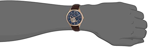 Titan Mens Analog Blue Dial Brown Band Leather Watch - Image 6